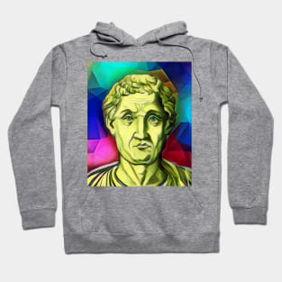 Anicius Manlius Severinus Boethius Colourful Portrait | Boethius Artwork 7 Hoodie